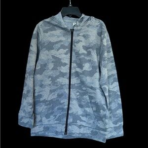 Old Navy Camo Zip-Up Hoodie Size XL (14-16)